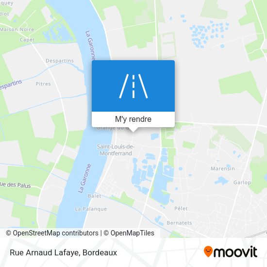 Rue Arnaud Lafaye plan