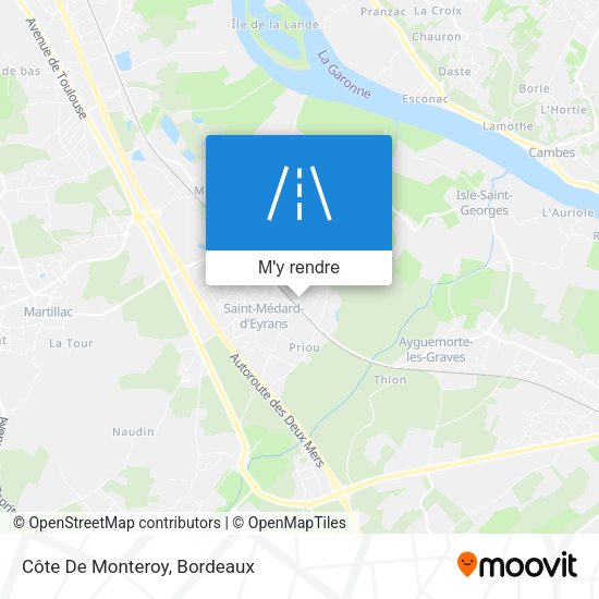 Côte De Monteroy plan
