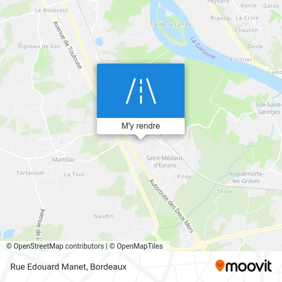 Rue Edouard Manet plan