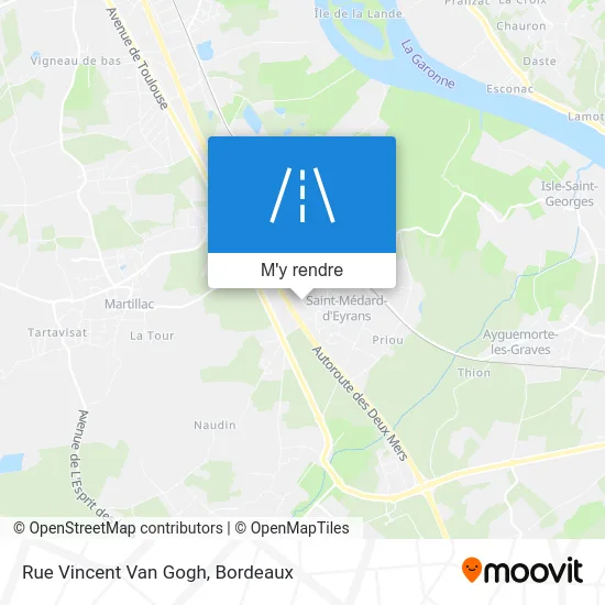 Rue Vincent Van Gogh plan