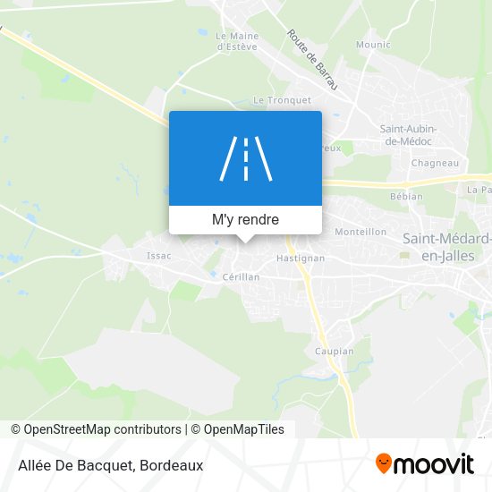 Allée De Bacquet plan
