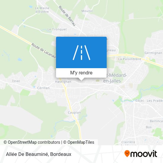Allée De Beauminé plan