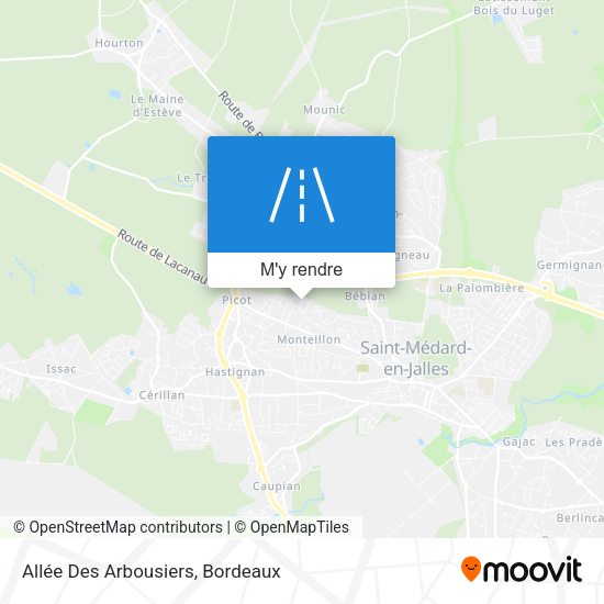Allée Des Arbousiers plan