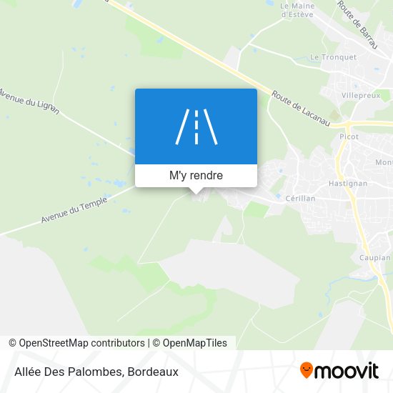 Allée Des Palombes plan
