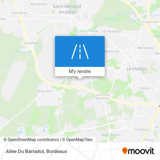 Allée Du Barradot plan