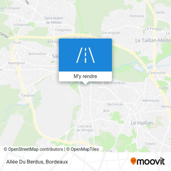 Allée Du Berdus plan