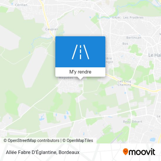 Allée Fabre D'Églantine plan