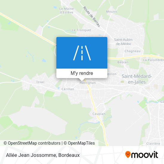 Allée Jean Jossomme plan