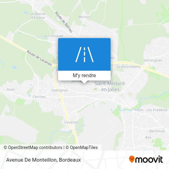 Avenue De Monteillon plan