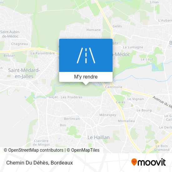 Chemin Du Déhès plan