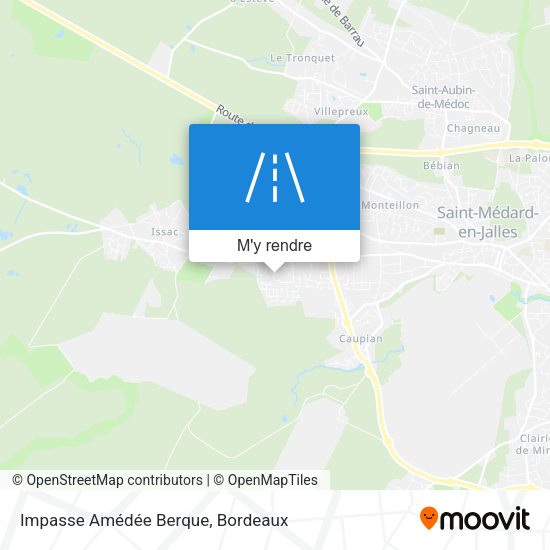 Impasse Amédée Berque plan