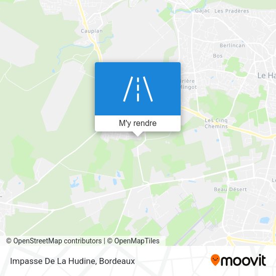 Impasse De La Hudine plan