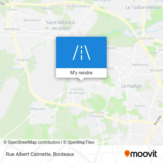 Rue Albert Calmette plan