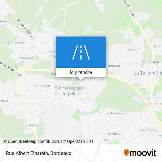 Rue Albert Einstein plan