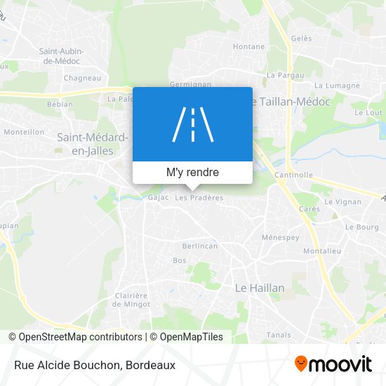 Rue Alcide Bouchon plan