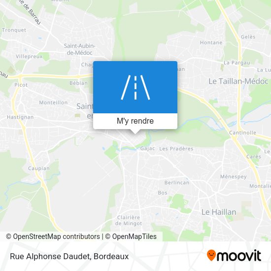Rue Alphonse Daudet plan