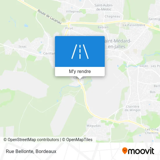 Rue Bellonte plan