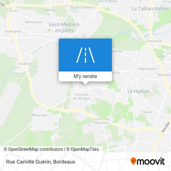 Rue Camille Guérin plan