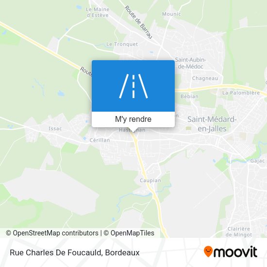 Rue Charles De Foucauld plan