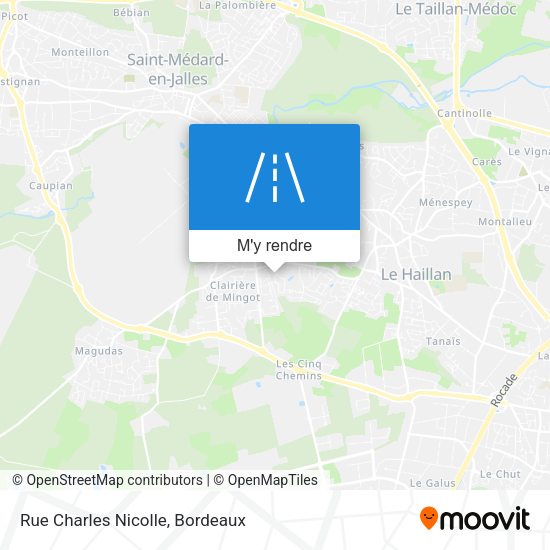 Rue Charles Nicolle plan