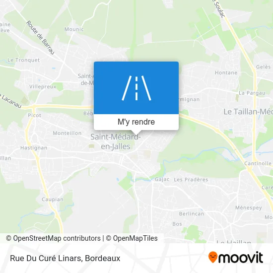 Rue Du Curé Linars plan