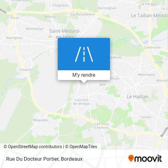 Rue Du Docteur Portier plan