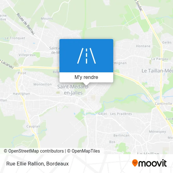 Rue Ellie Rallion plan