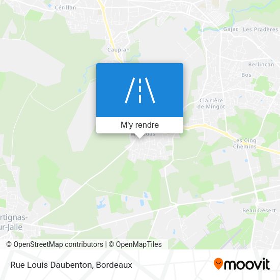 Rue Louis Daubenton plan