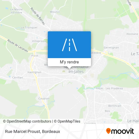 Rue Marcel Proust plan