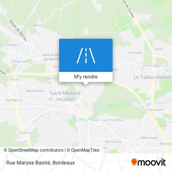 Rue Maryse Bastié plan