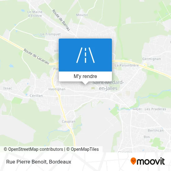 Rue Pierre Benoît plan