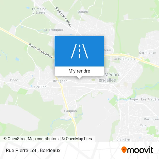 Rue Pierre Loti plan