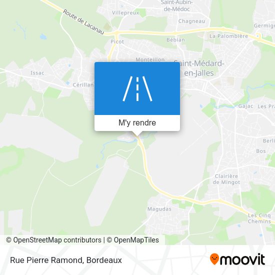 Rue Pierre Ramond plan