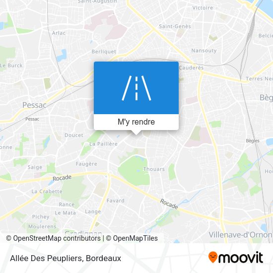 Allée Des Peupliers plan