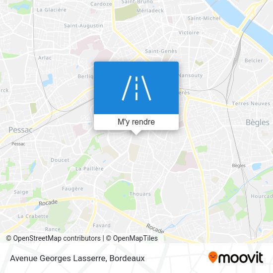 Avenue Georges Lasserre plan