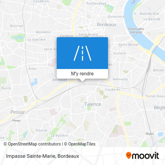 Impasse Sainte-Marie plan