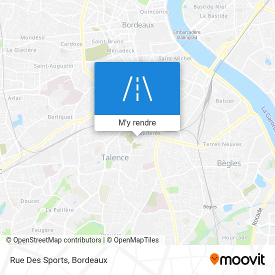 Rue Des Sports plan