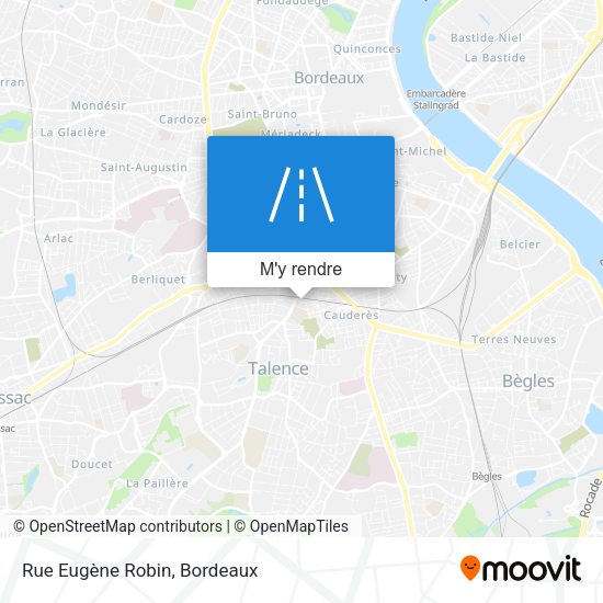 Rue Eugène Robin plan