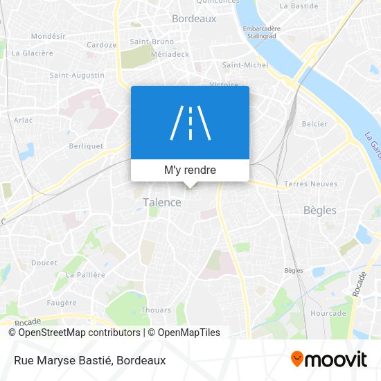 Rue Maryse Bastié plan
