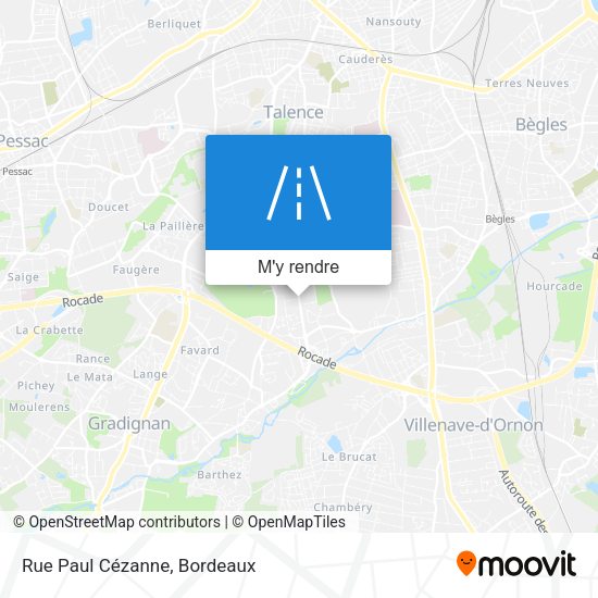 Rue Paul Cézanne plan