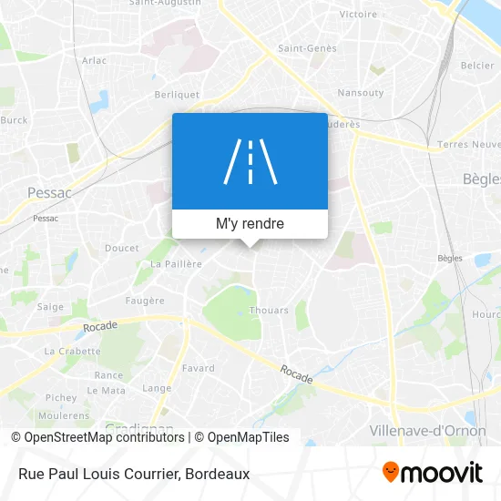 Rue Paul Louis Courrier plan