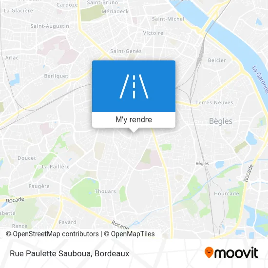 Rue Paulette Sauboua plan