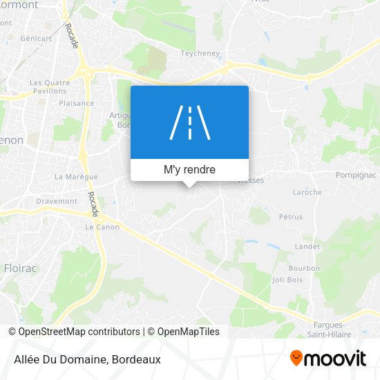 Allée Du Domaine plan