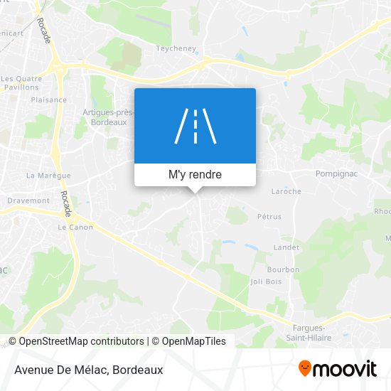 Avenue De Mélac plan