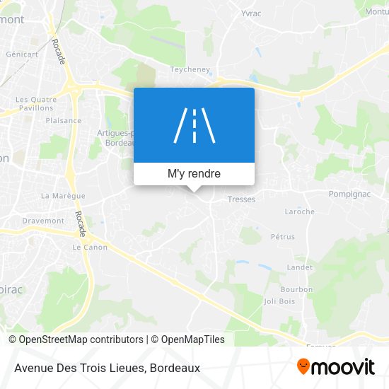 Avenue Des Trois Lieues plan