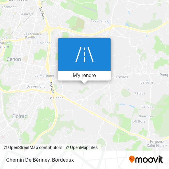 Chemin De Bériney plan