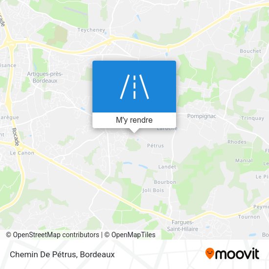 Chemin De Pétrus plan