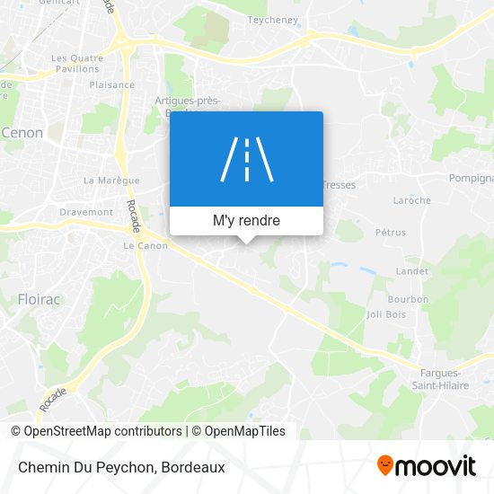 Chemin Du Peychon plan