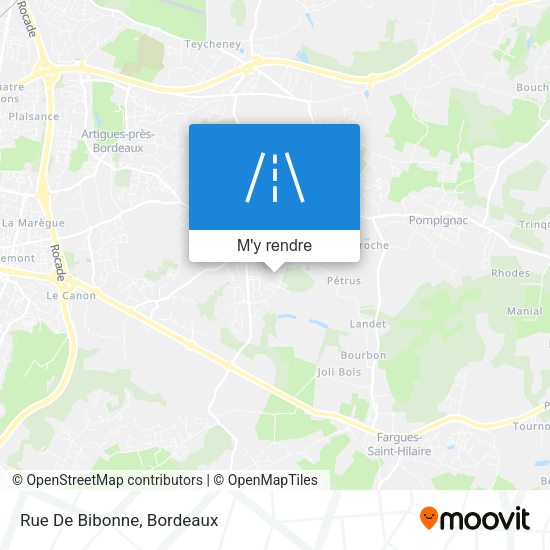 Rue De Bibonne plan