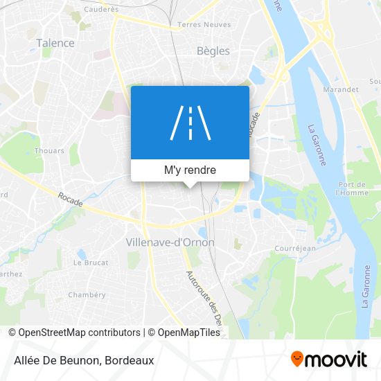 Allée De Beunon plan